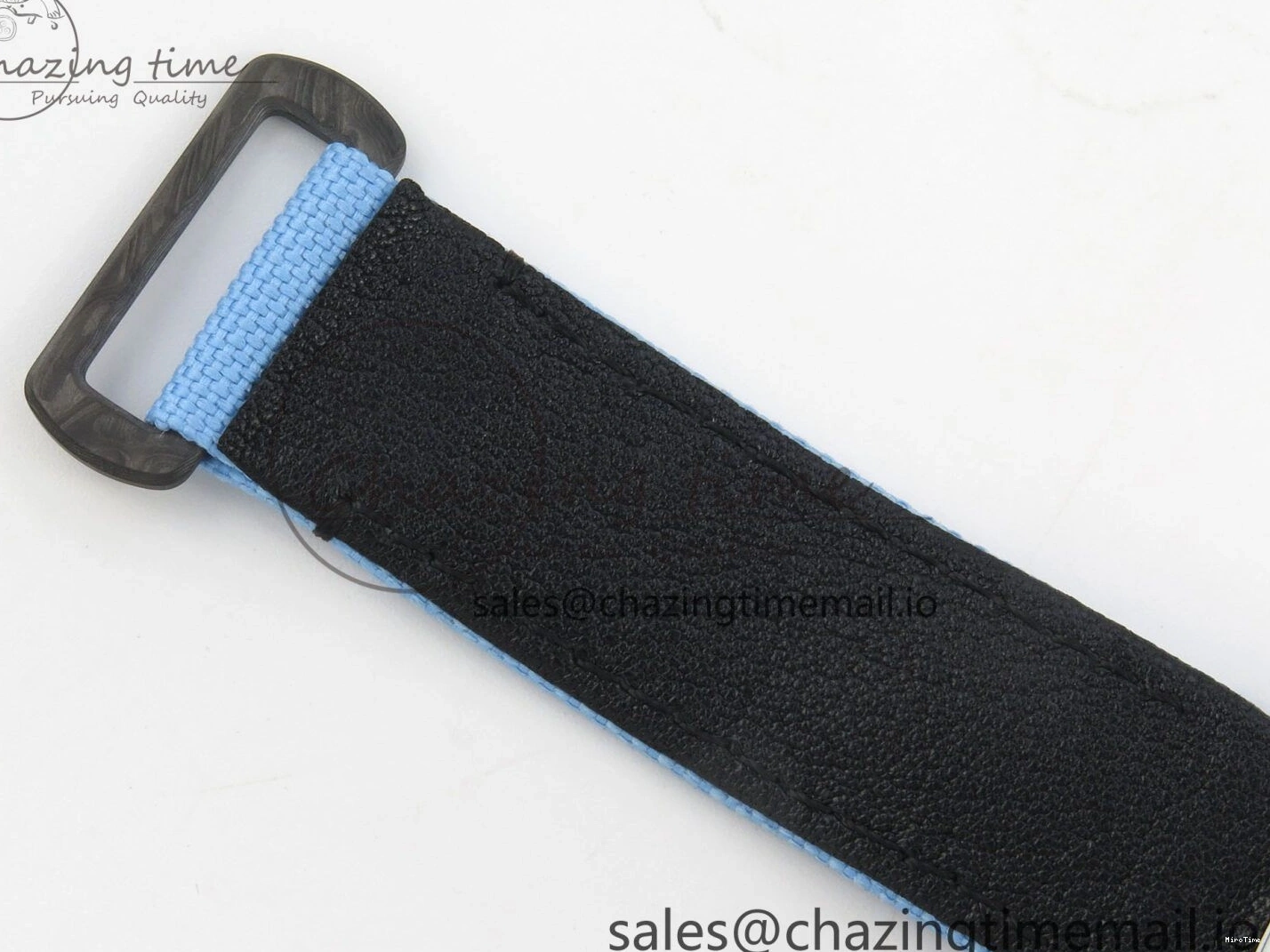 MiroTime 0106 Attractive Daytona DIW Carbon Case and Bezel DIWF Edition Black Dial on Blue Nylon Strap A 71